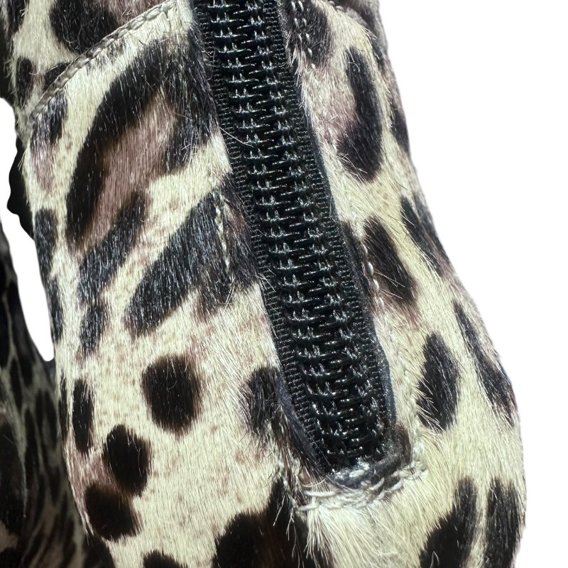 【美收精品】JIMMY CHOO茶色豹紋跟鞋 4-666-6