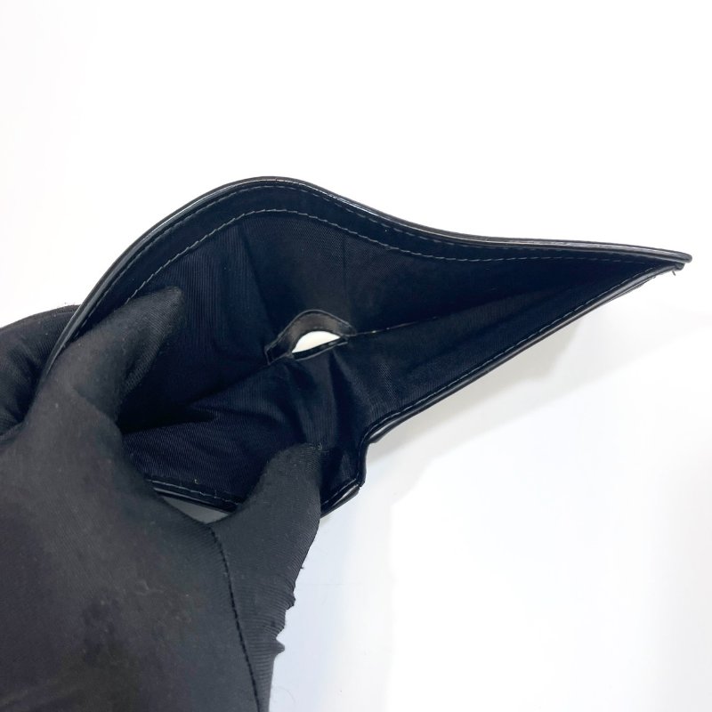 Burberry炭灰色小牛皮6卡對開短夾81005291-7