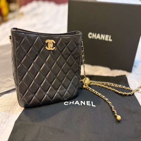CHANEL 香奈兒 金球 晶片款 HOBO 稀有款