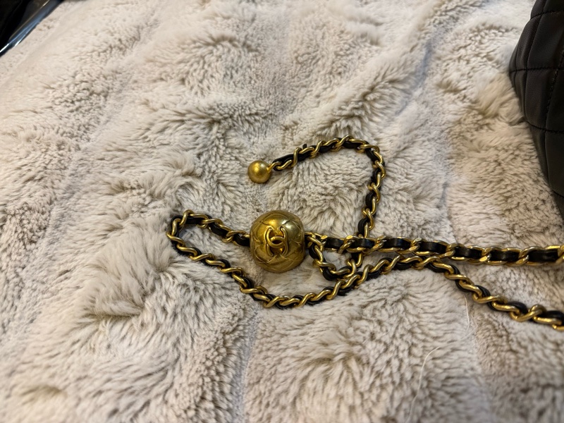 CHANEL 香奈兒 金球 晶片款 HOBO 稀有款-3