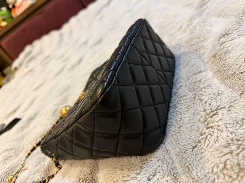 CHANEL 香奈兒 金球 晶片款 HOBO 稀有款-8