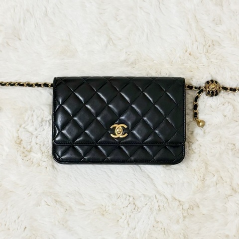 Chanel WOC 黑金核桃 芯片款 全網最低價❤️