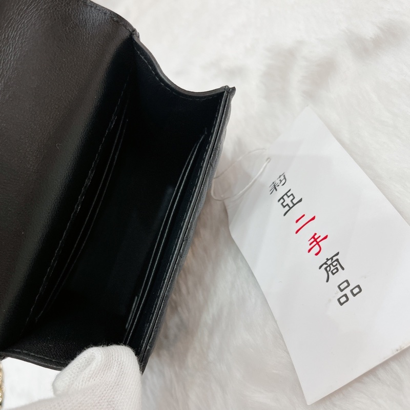 莉亞精品♡Chanel AP2682 迷你手把小廢包 黑 二手-18