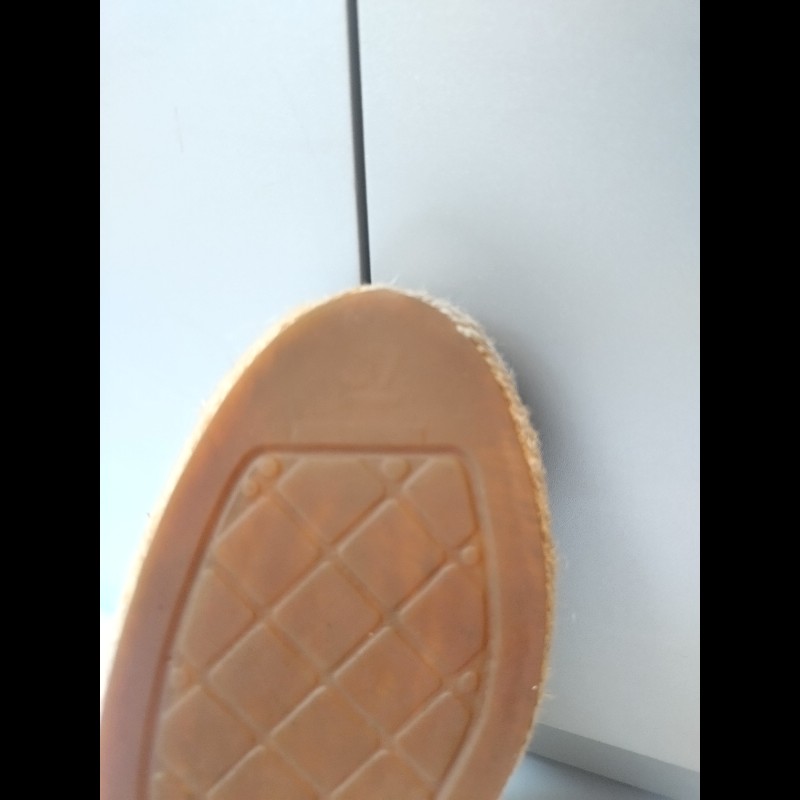 Chanel 黑底金色毛呢樂福平底鞋-14