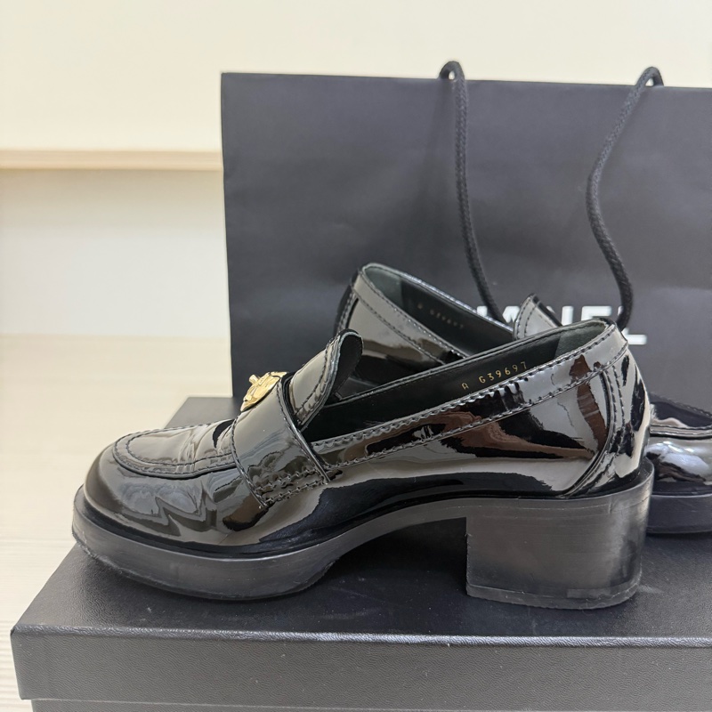 香奈兒 Chanel 愛心樂福鞋 黑色 36-5