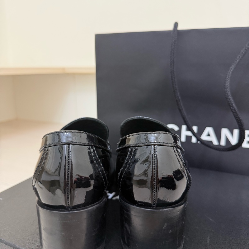 香奈兒 Chanel 愛心樂福鞋 黑色 36-8