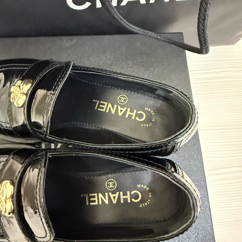 香奈兒 Chanel 愛心樂福鞋 黑色 36-14