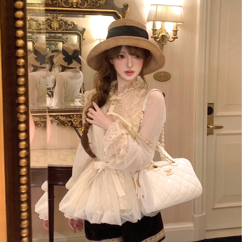 莉亞精品♡Chanel AS5578 白色保齡球包 全新閒置品-2