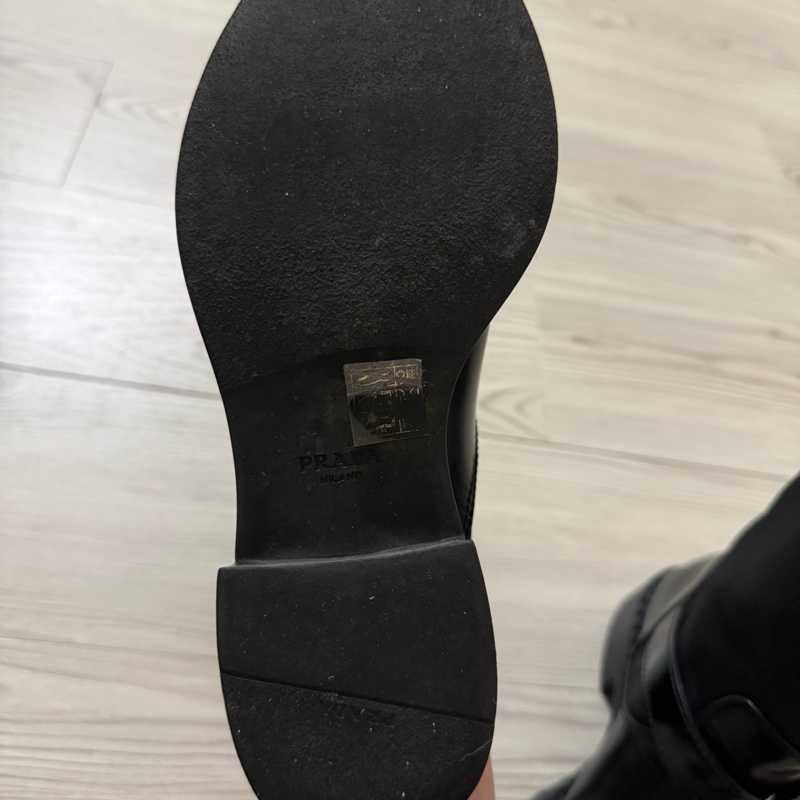 Prada 靴子 尼龍拼接真皮-4