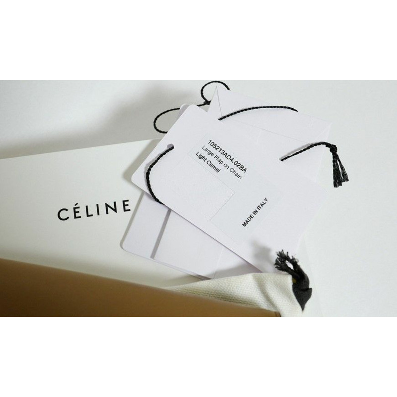 CELINE 大型翻蓋鏈條包 105213AD4-15