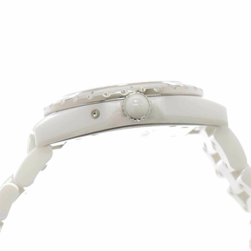 香奈兒 J12 Fars de Lune H3404 月相男士腕錶，白色陶瓷錶殼，自動機械機芯-4