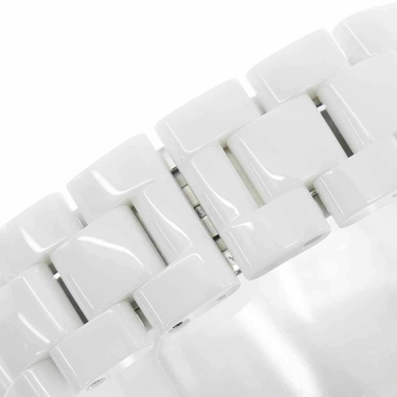 香奈兒 J12 Fars de Lune H3404 月相男士腕錶，白色陶瓷錶殼，自動機械機芯-5