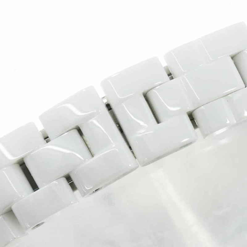 香奈兒 J12 29毫米 H2570 女士腕錶，鑲嵌8顆鑽石，白色錶殼，陶瓷錶殼，石英機芯-6