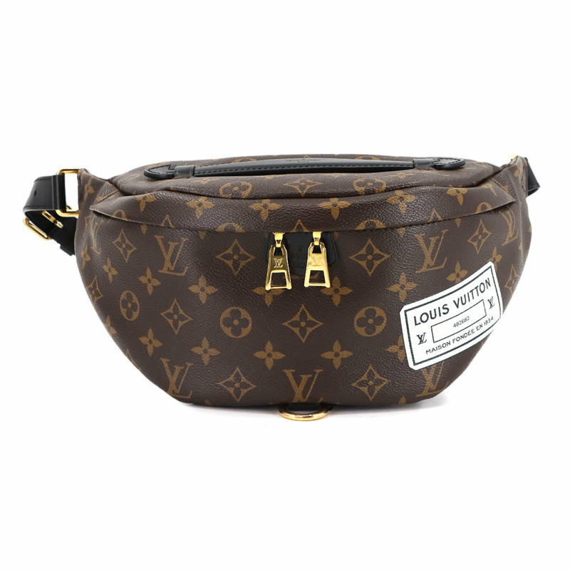 路易威登 Monogram My LV World Tour 腰包，棕色，P01127，金色五金-0