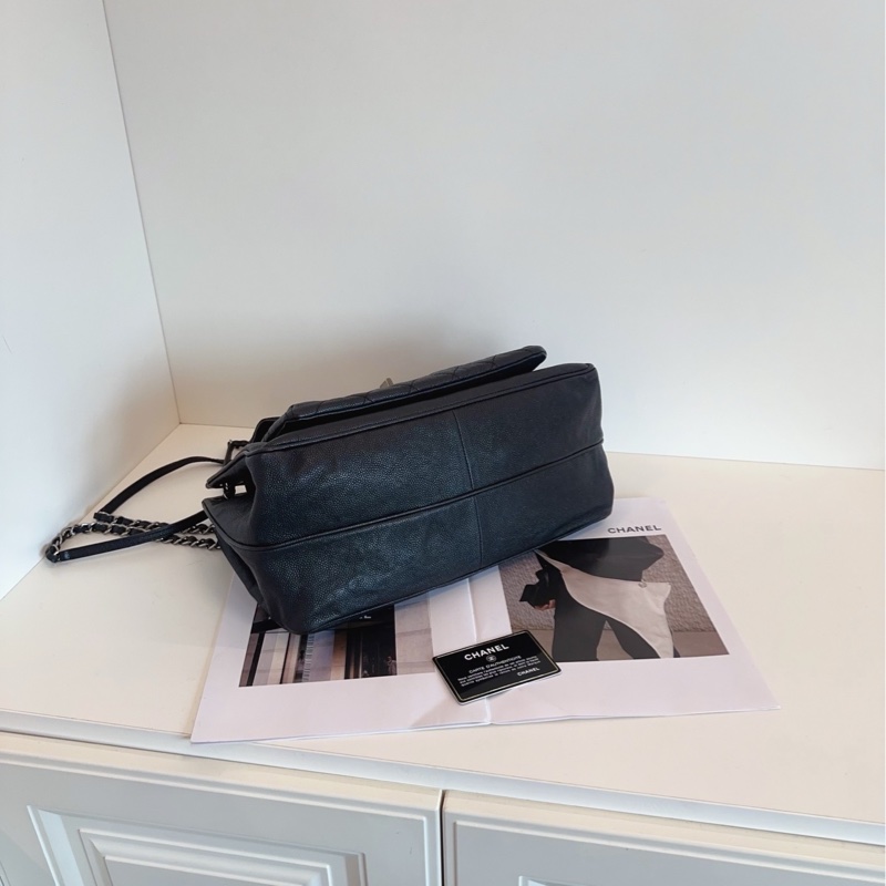 ✨Chanel  2.55黑銀托特包 經典菱格紋 有保卡🖤-5