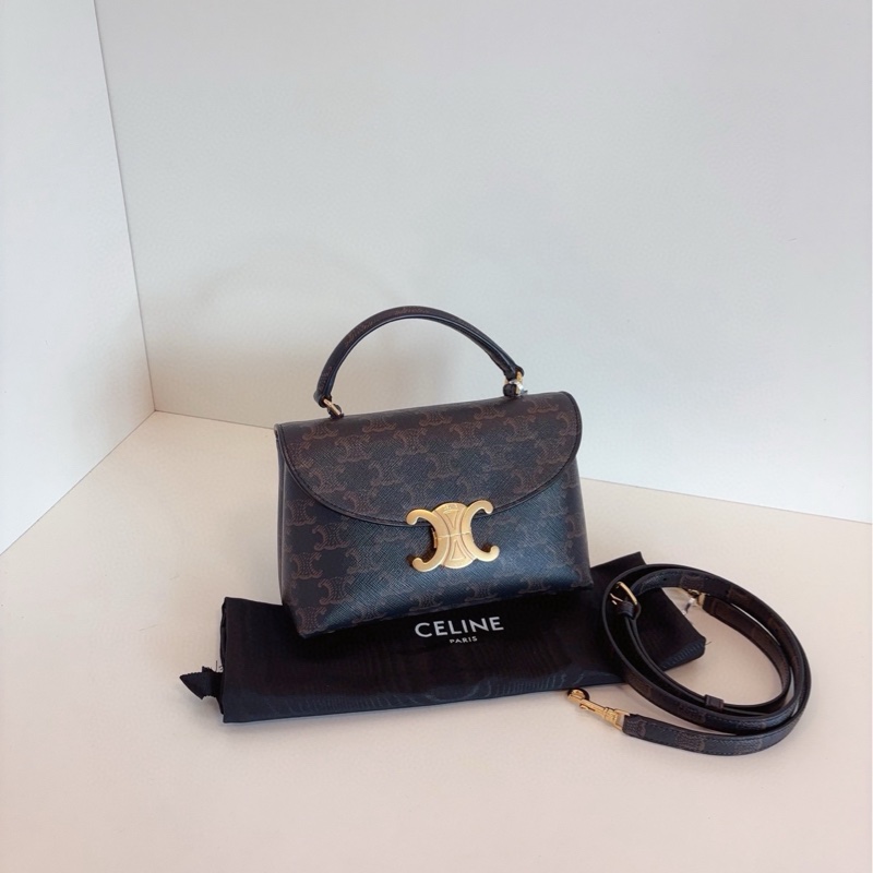 ✨Celine 新款凱旋門 mini teen 99新膜未撕 精緻優雅🪞-4