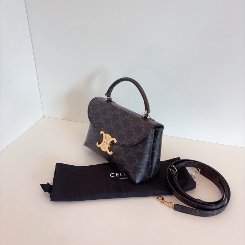 ✨Celine 新款凱旋門 mini teen 99新膜未撕 精緻優雅🪞-7