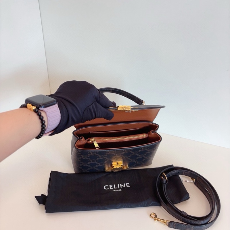 ✨Celine 新款凱旋門 mini teen 99新膜未撕 精緻優雅🪞-9