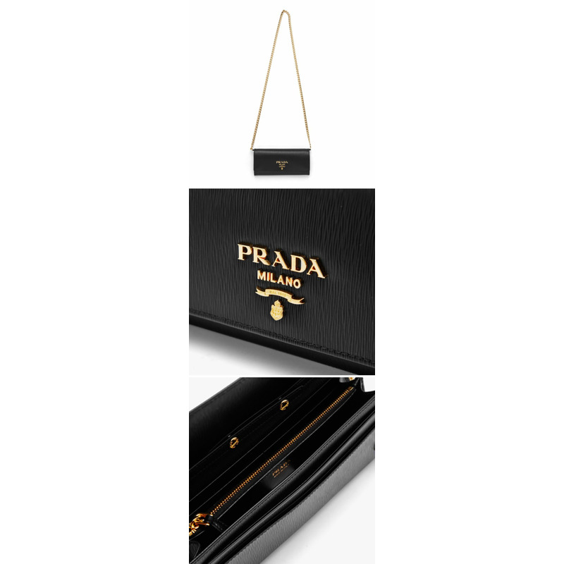 PRADA Vitello Move Chain WOC 女士斜背包 女士皮夾 1MT290 2B6P F0002-7