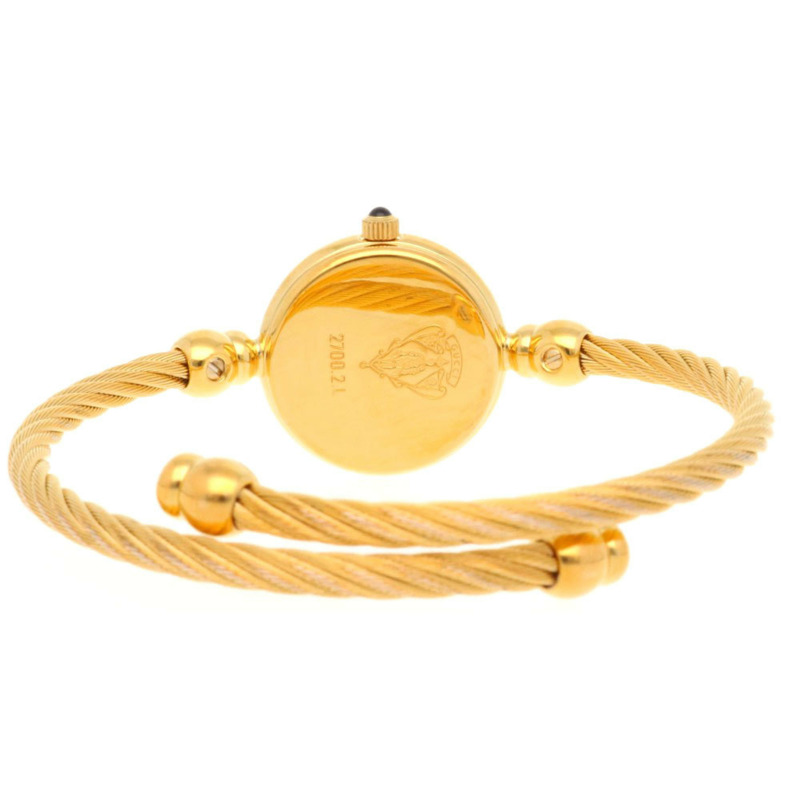 Gucci GP 2700.2.L 石英女士腕錶，二手白色貝殼手鐲，尺寸靈活-3