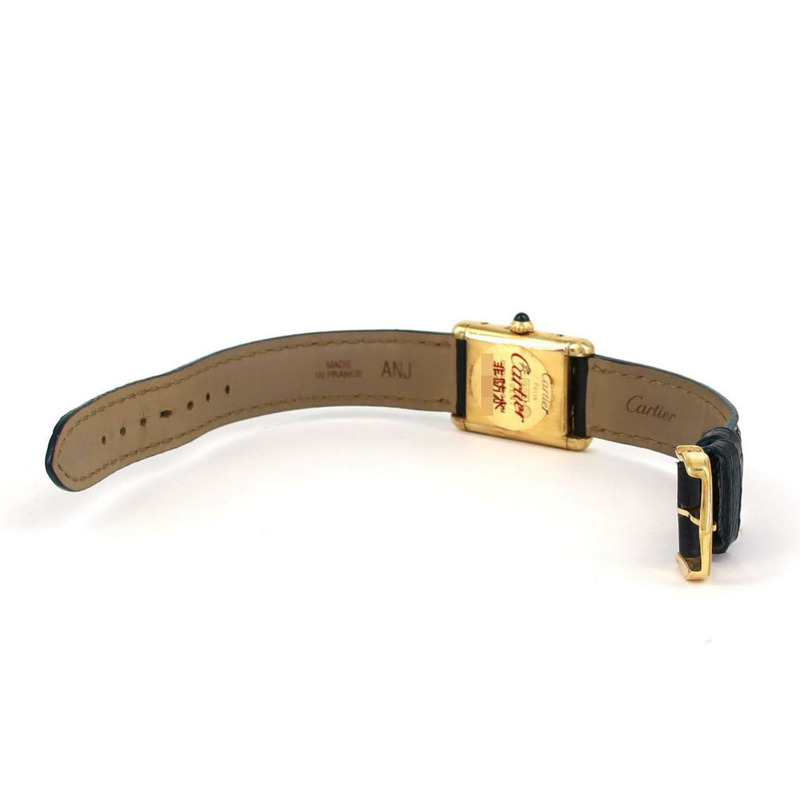 卡地亞 Must Tank SM GP 82975413 手動上鍊腕錶-6