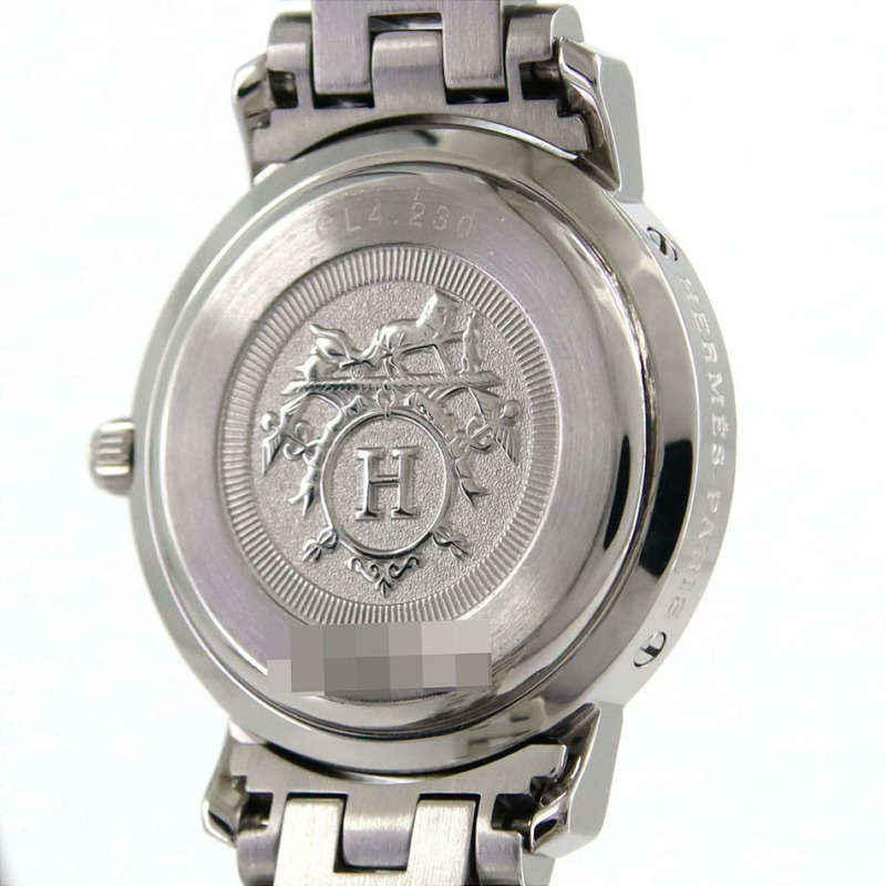 愛馬仕 Clipper Nacle 12P CL4.230 不鏽鋼石英錶-6