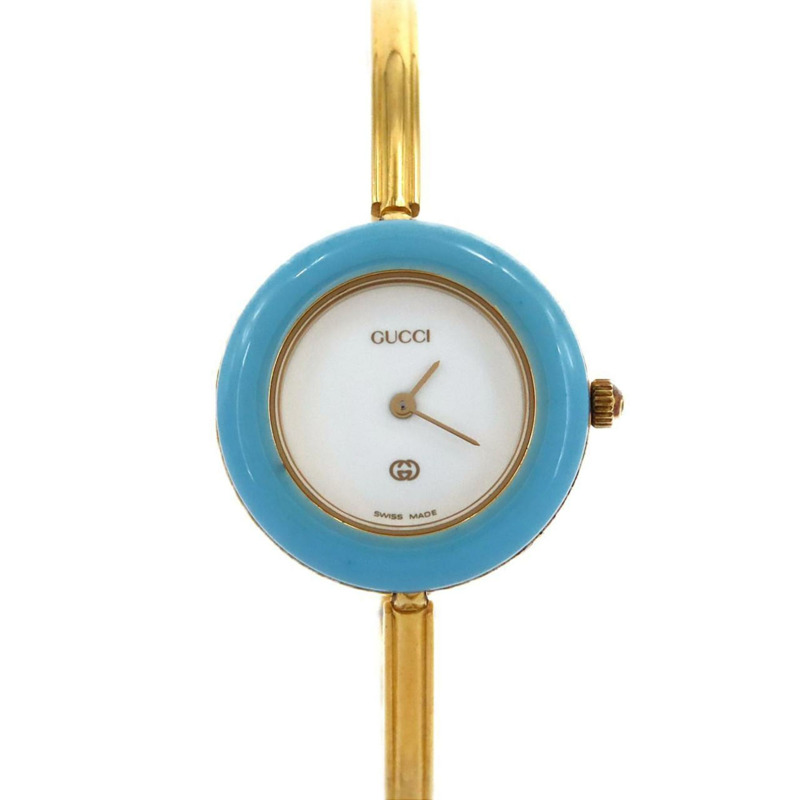 Gucci Change Ring GP，M 碼，1100-L 石英錶-0