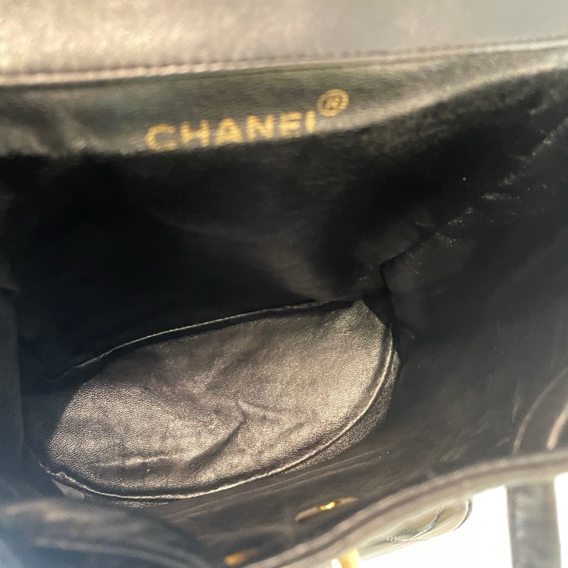 Chanel 中古 duma小青蛙雙肩包 約20*21-3