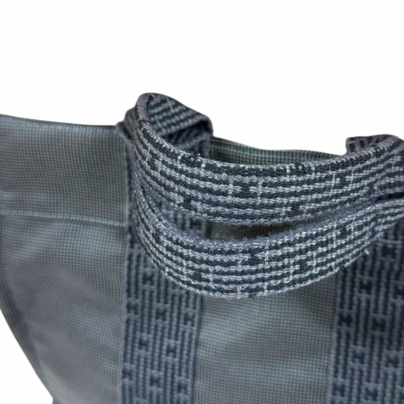 愛馬仕 (Hermès) Tote PM Air Line 手提包，帆布材質，灰色，女士款，二手，愛馬仕-13