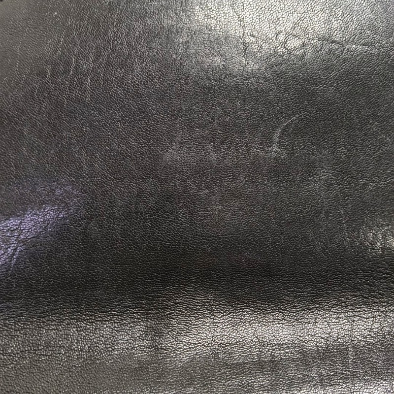 YSL college 郵差包 黑銀羊皮 大號-9