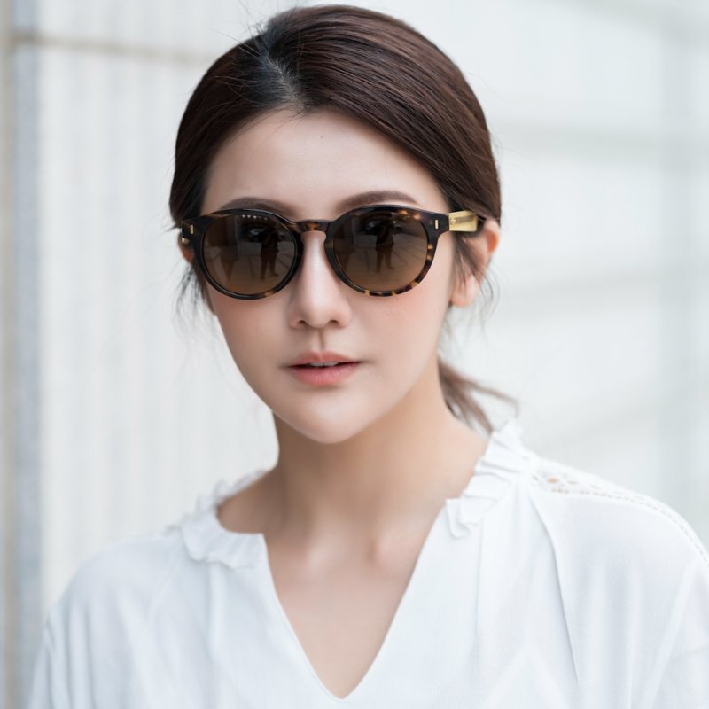 FENDI 太陽眼鏡 (琥珀色)-5