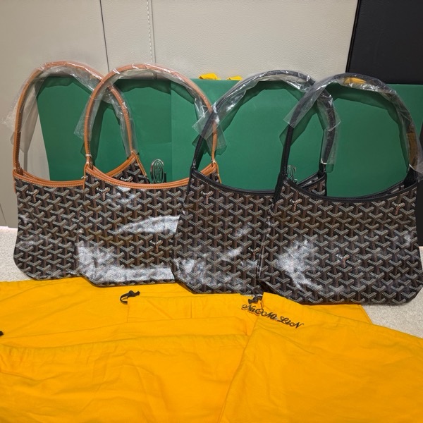 現貨在台 goyard mini hobo 最新 迷你 hobo 金棕-0