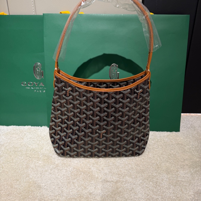 現貨在台 goyard mini hobo 最新 迷你 hobo 金棕-9