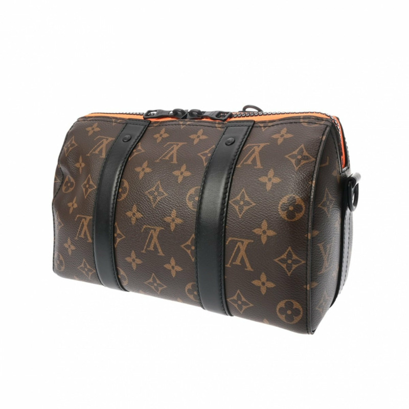 路易威登 Monogram LV Friends City Keepall 棕色男士帆布單肩包 M45652，A級，二手，Ginzo-2