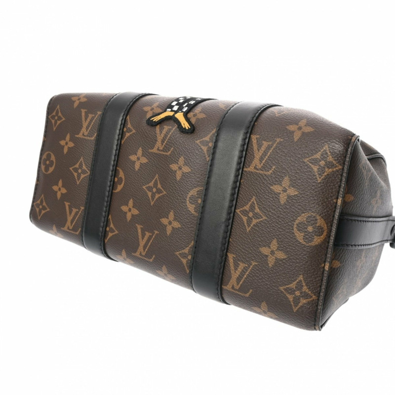 路易威登 Monogram LV Friends City Keepall 棕色男士帆布單肩包 M45652，A級，二手，Ginzo-3