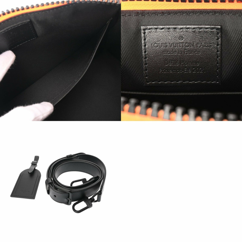 路易威登 Monogram LV Friends City Keepall 棕色男士帆布單肩包 M45652，A級，二手，Ginzo-10