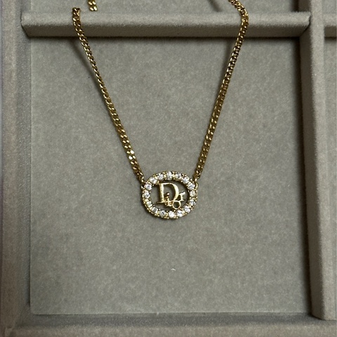 DIOR圓鑽項鍊