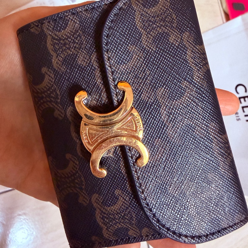 CELINE老花短夾-5