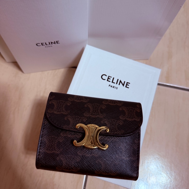 CELINE老花短夾-16
