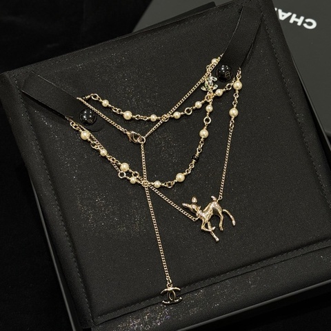 全新 Chanel 香奈兒 26C聖誕vic小鹿項鍊