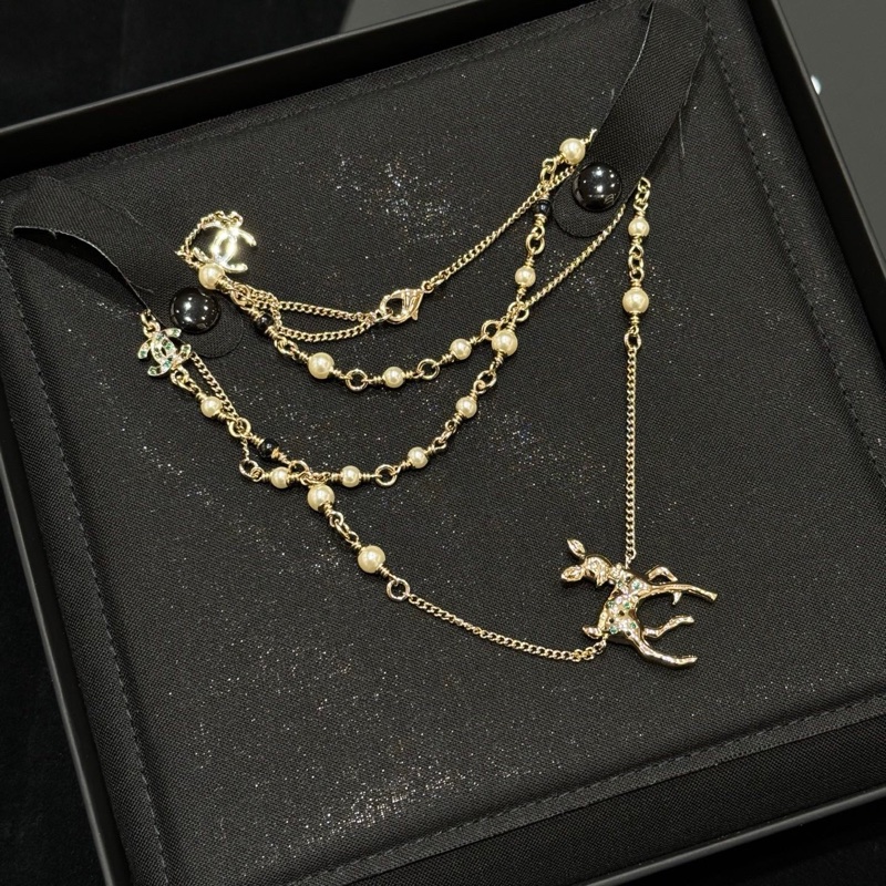 全新 Chanel 香奈兒 26C聖誕vic小鹿項鍊-2