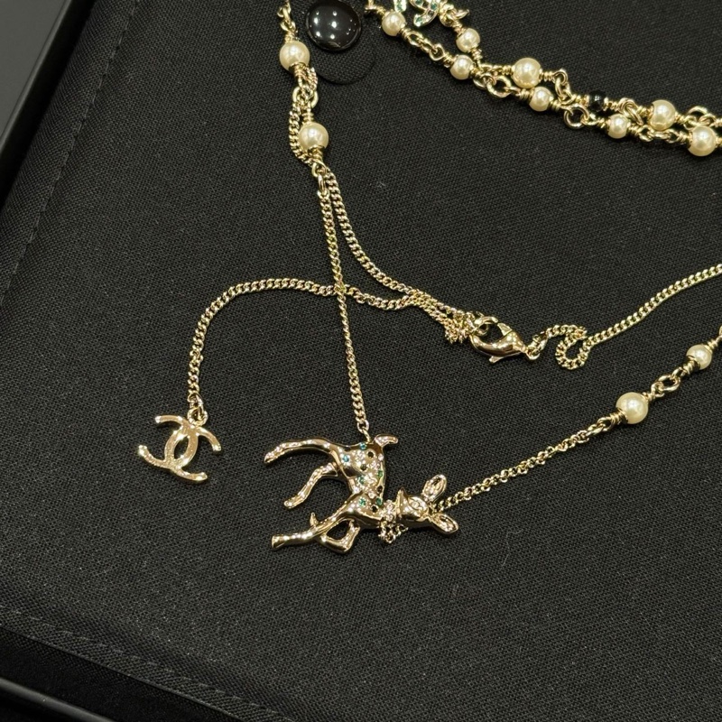 全新 Chanel 香奈兒 26C聖誕vic小鹿項鍊-3