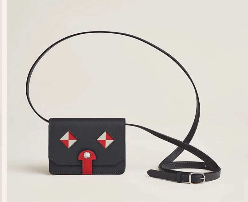 HERMES K刻 蘑菇色Chien卡夾 包含肩背皮帶2025年最新全新未拆購於專櫃限量Chien卡夾包-5