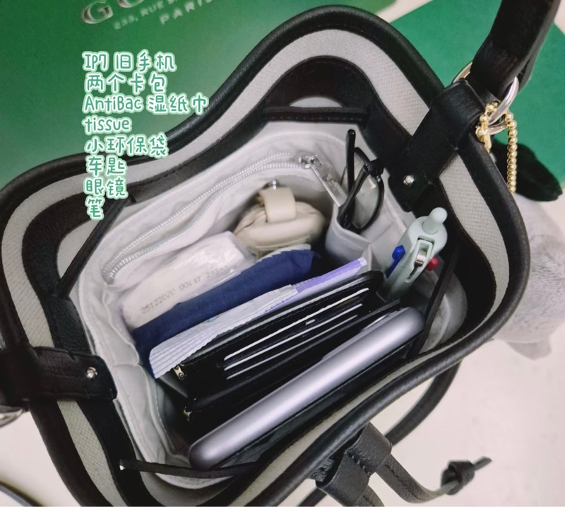 「M.Y精品」 goyard 戈雅 mini水桶包 小水桶 經典深藍-4