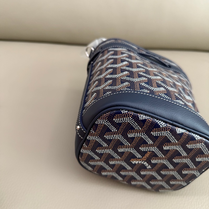 「M.Y精品」 goyard 戈雅 mini水桶包 小水桶 經典深藍-14