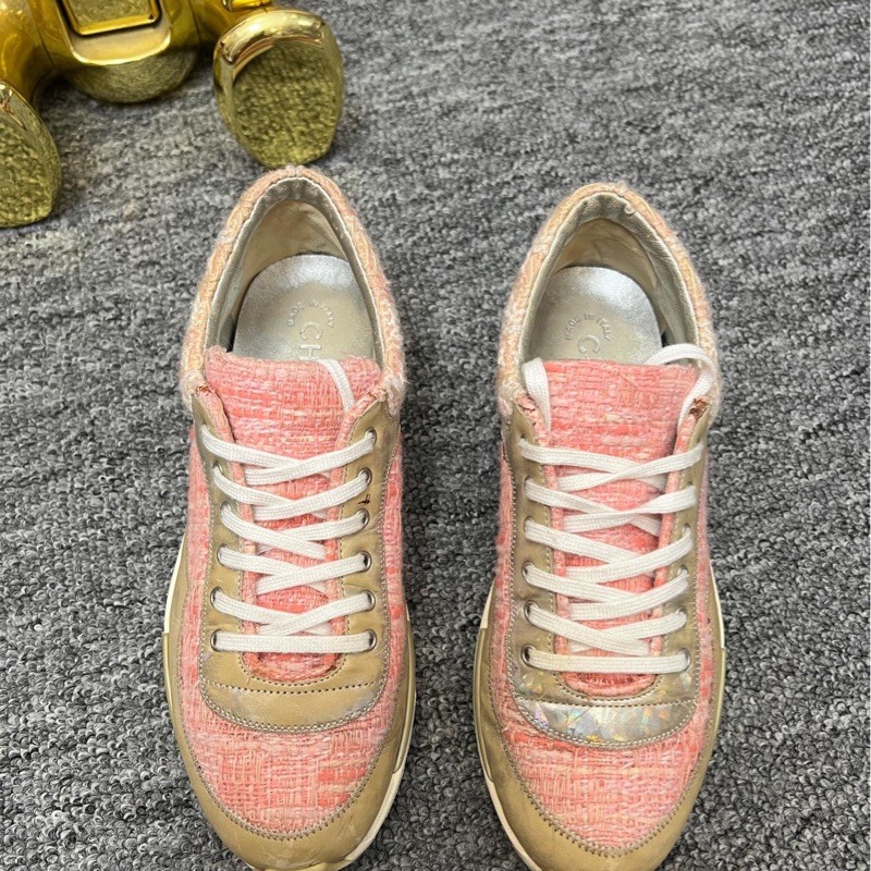 Chanel 香奈兒編織小香風運動鞋 碼數：36碼 9新-0