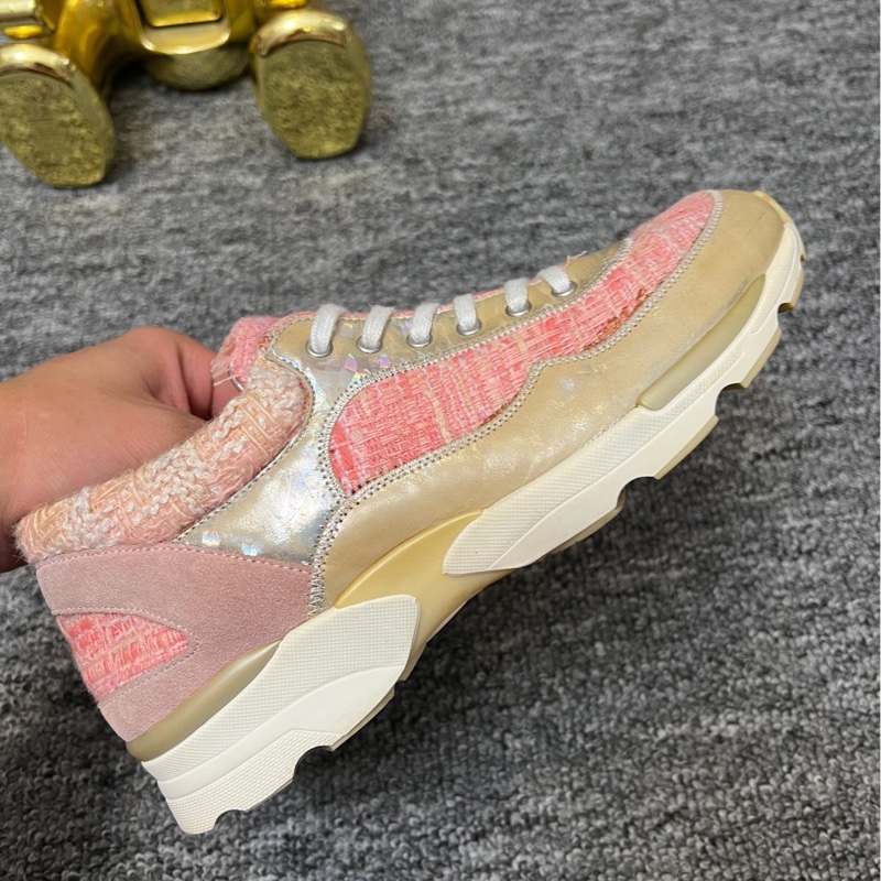 Chanel 香奈兒編織小香風運動鞋 碼數：36碼 9新-3