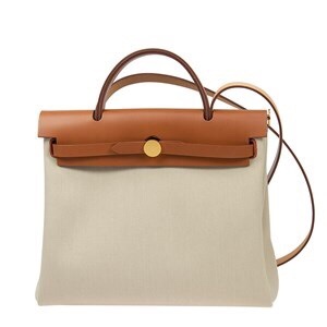 HERMES K刻 焦糖/白 HERBAG31愛馬仕her bag全新全配購於專櫃herbag焦糖色全新未拆購證都有her bag焦糖色