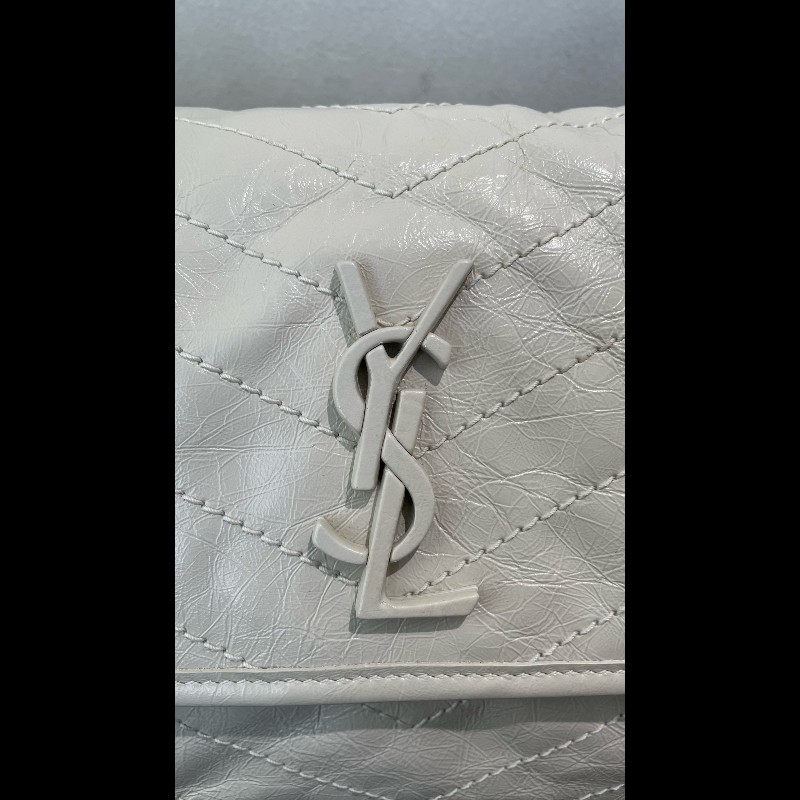 閒置❤️ YSL Niki 中號 老扣 奶油白-6
