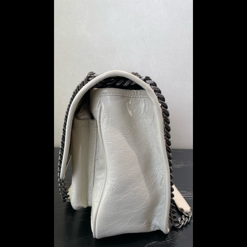 閒置❤️ YSL Niki 中號 老扣 奶油白-7